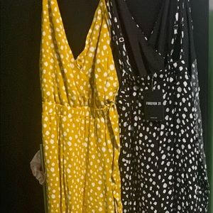 Set of two long flowy maxi dresses